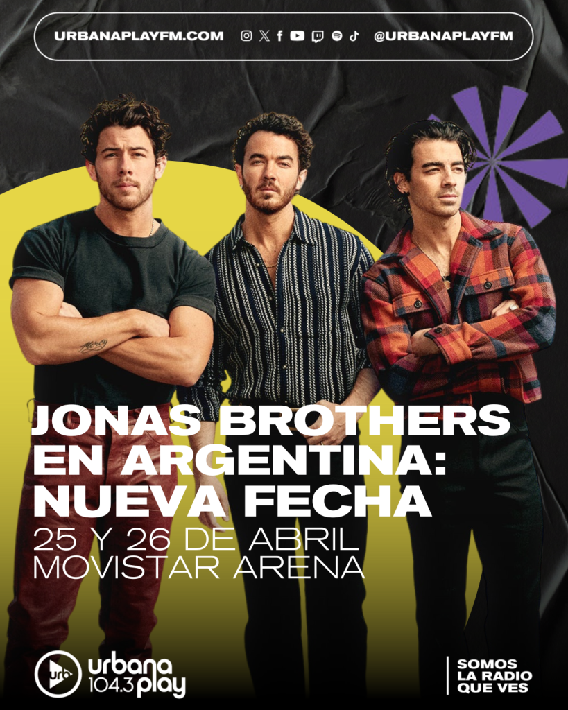 Jonas Brothers En Argentina Suman Una Segunda Fecha En El Movistar