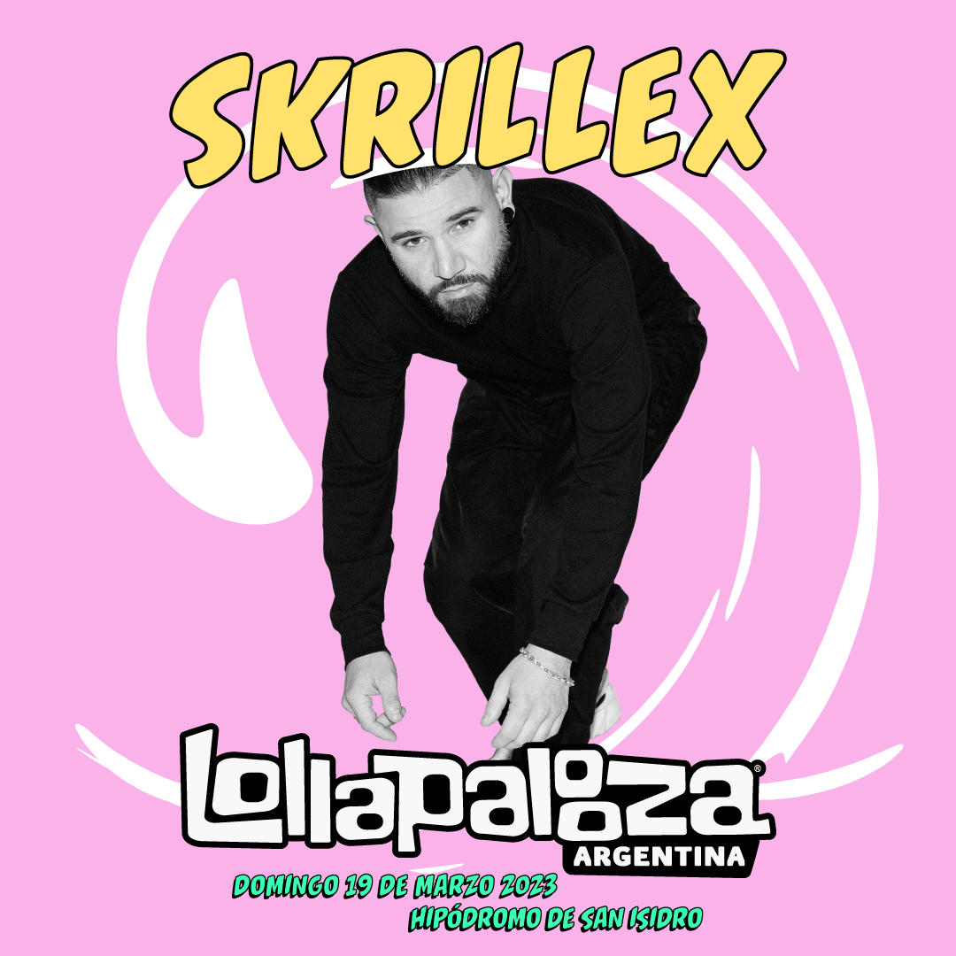 Urbana Play anuncia ¡Skrillex se suma a Lollapalooza Argentina 2023