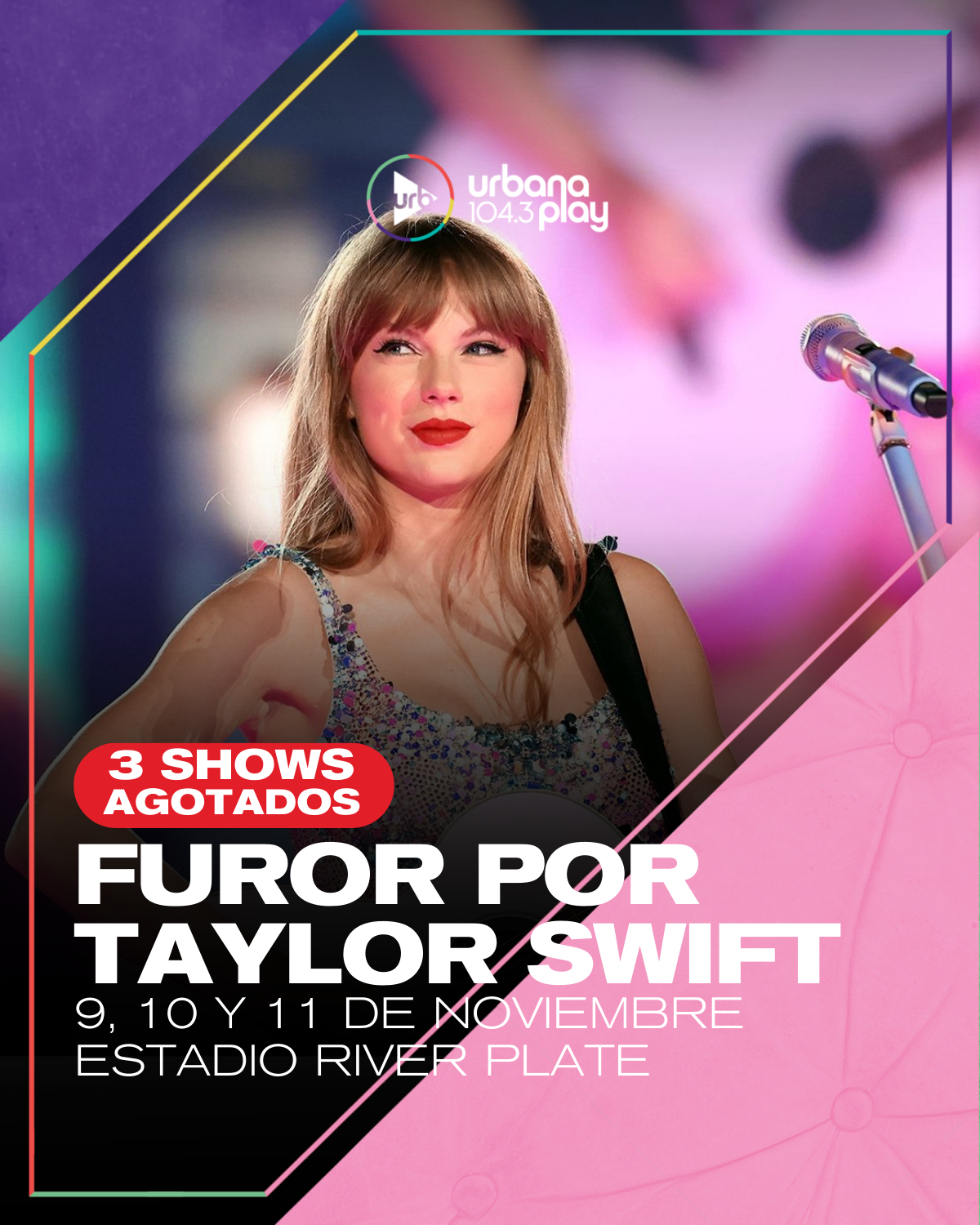 FUROR SWIFT EN ARGENTINA: ¡TRES ESTADIOS RIVER AGOTADOS! 1 PLANTILLA NOTICIAS 52