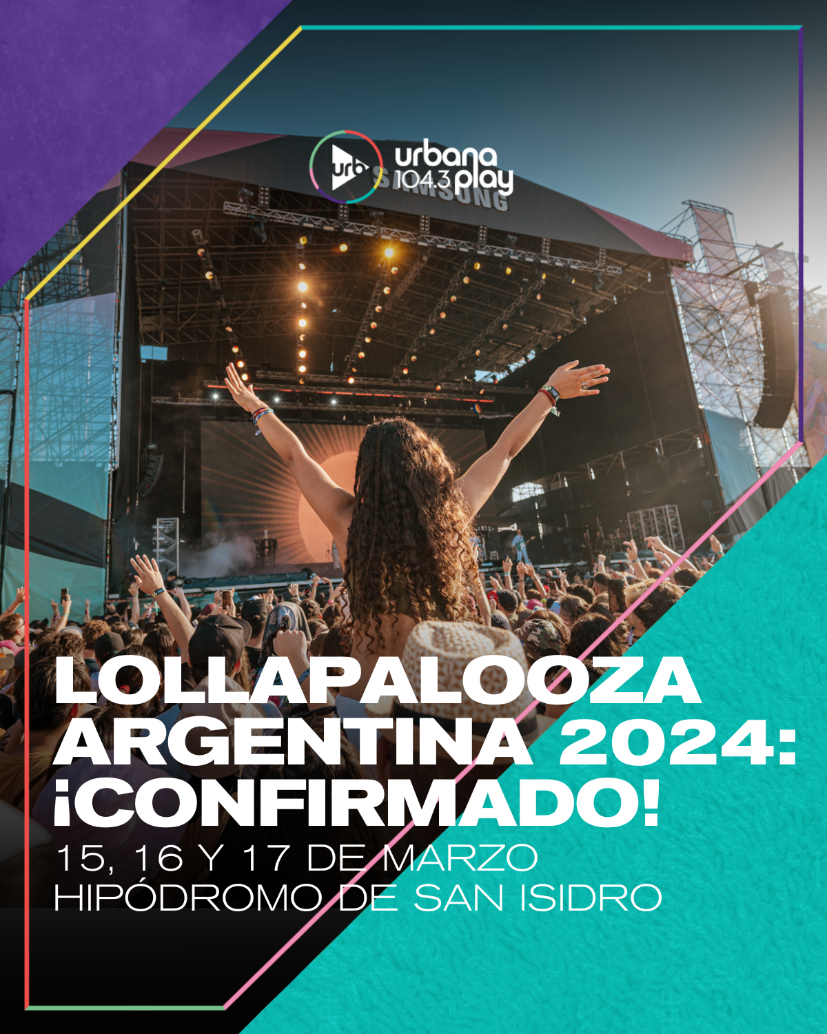 Urbana Play anuncia: ¡LOLLAPALOOZA ARGENTINA CONFIRMA SU NOVENA EDICIÓN EN 2024! 1 PLANTILLA NOTICIAS 79