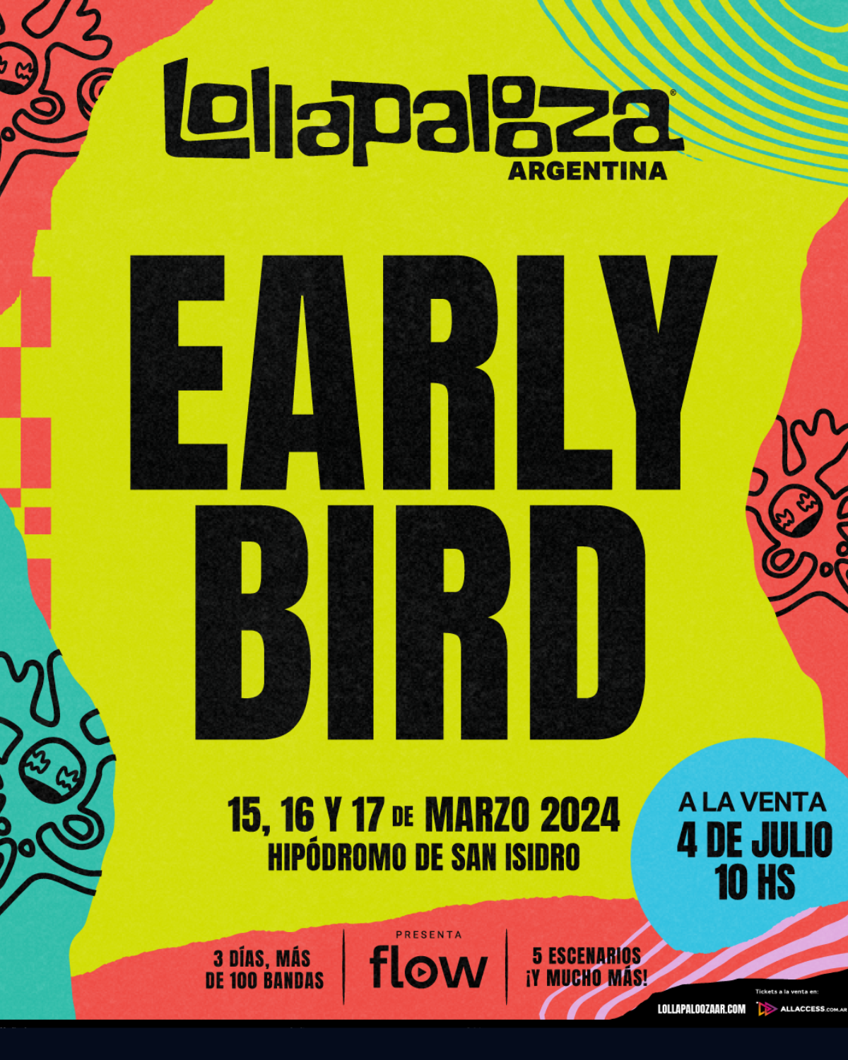 Urbana Play anuncia: ¡LOLLAPALOOZA ARGENTINA CONFIRMA SU NOVENA EDICIÓN EN 2024! 2 PLANTILLA NOTICIAS 80 1