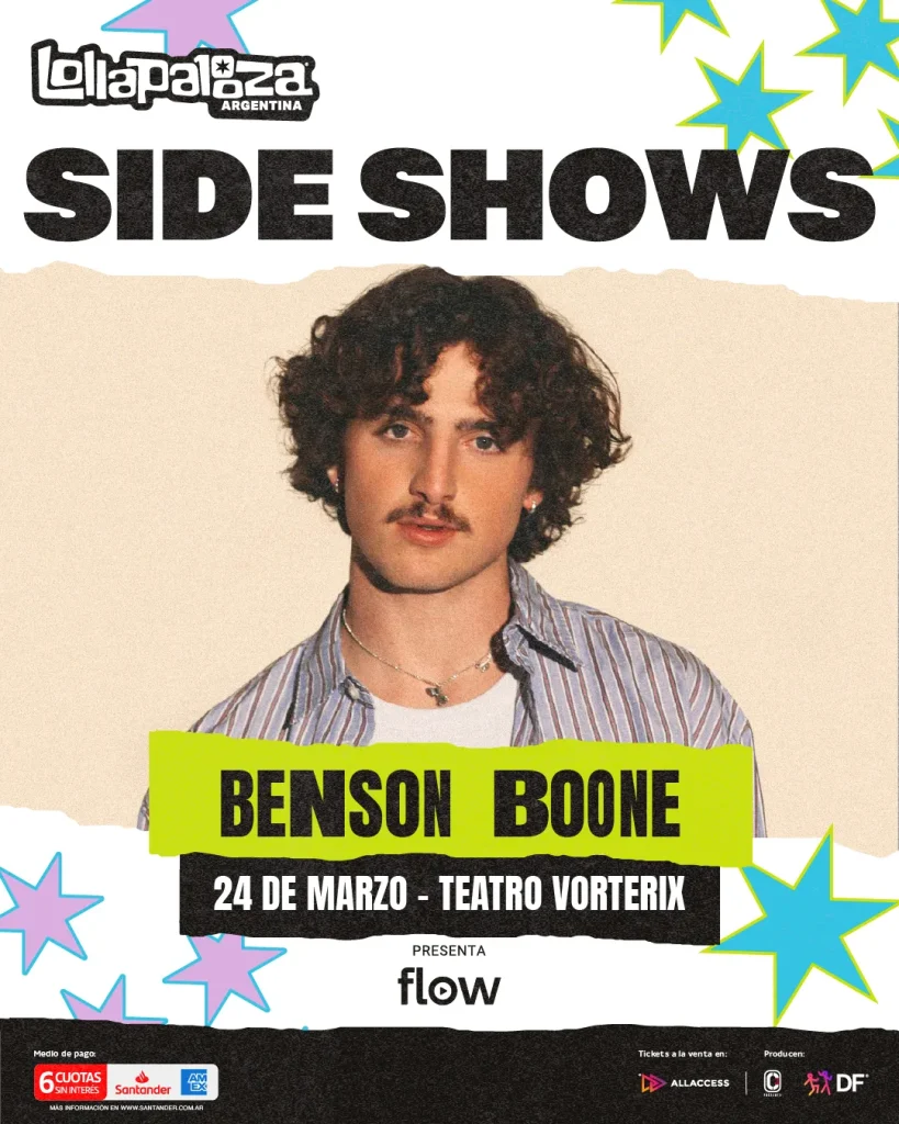 SIDESHOWS ARTISTAS INDV BENSON BOONE FEED