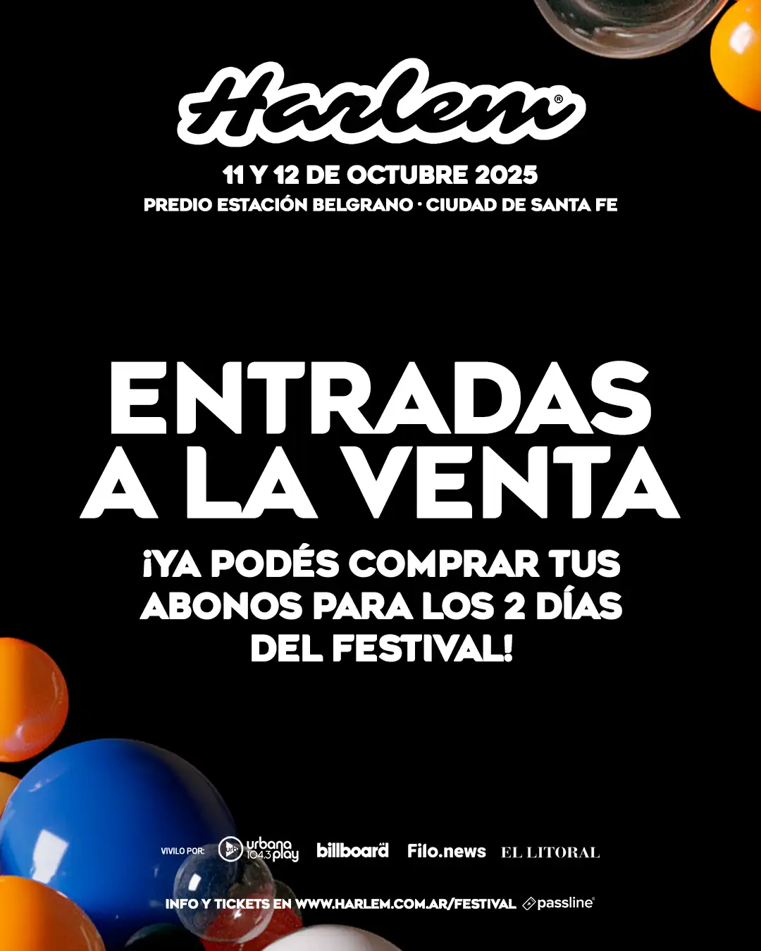 HARLEM FESTIVAL 2025: ¡Comenzó la preventa! Urbana Play, radio oficial 1 Feed 4