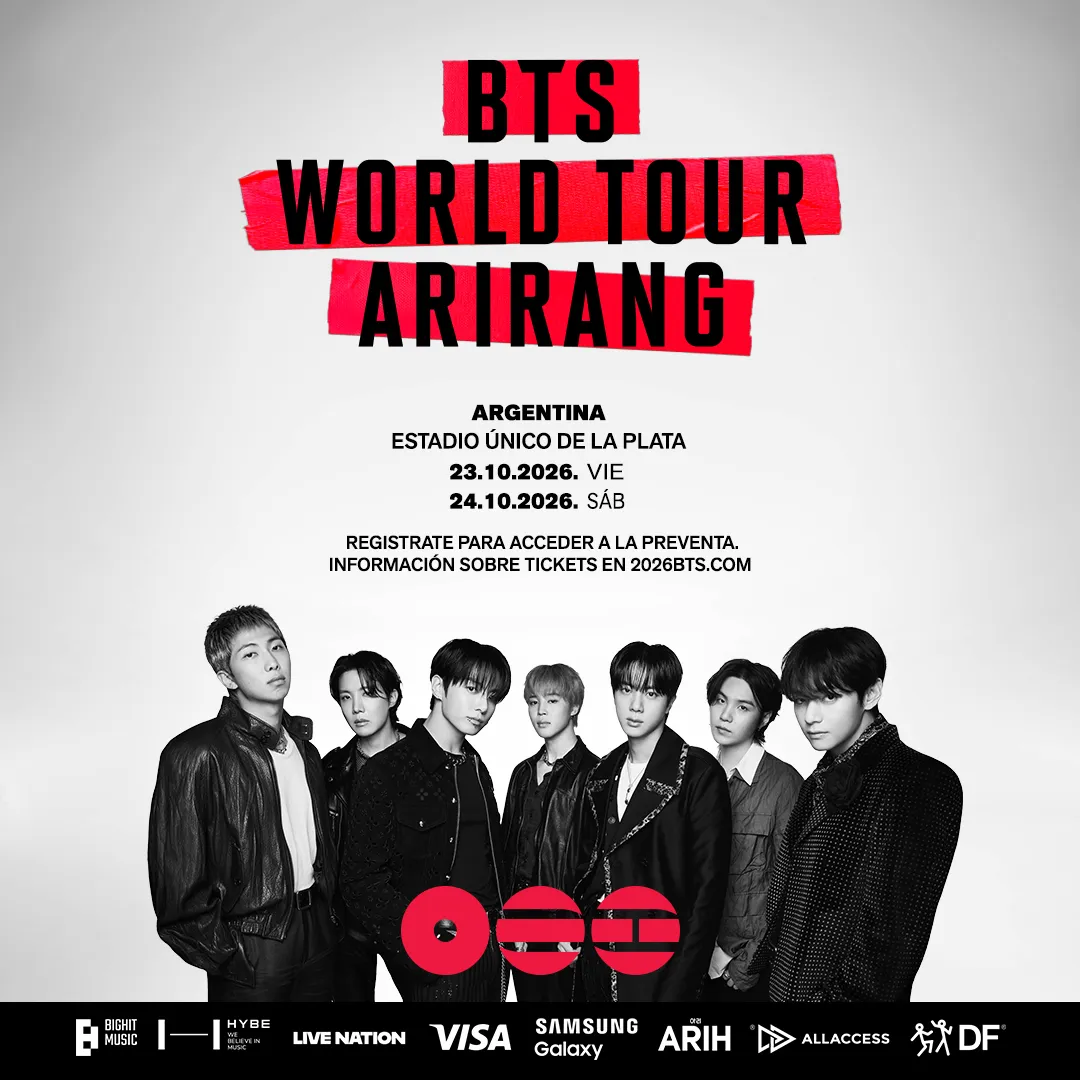 ¡BTS VIENE A LA ARGENTINA POR PRIMERA VEZ! Cuándo y en qué estadio 1 BTS ANUNCIO 1x1 1